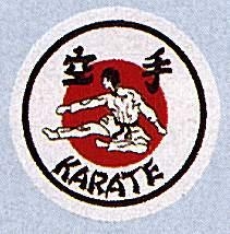 Stickabzeichen Karate