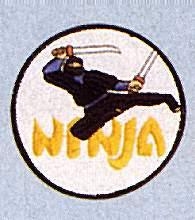 Stickabzeichen Ninja