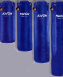 Kwon Trainingssäcke Standard Kunstleder gefüllt 150 und 180 blau
