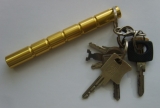 Kubotan Schlüsselanhänger gold