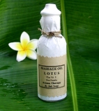 Massageöle auf Kokosnussbasis Lotus
