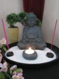 MEDIATIONS-SET Buddha, 8-teilig, 400gramm + Zubehör