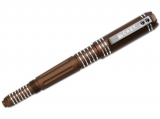 Elishewitz Tao Tactical Pen, Aluminium braun mit hellen Rillen