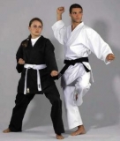 Kwon Karatejacke Traditional, schwarz 8 oz