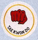 Stickabzeichen Taekwondo-Zeichen (rote Faust)